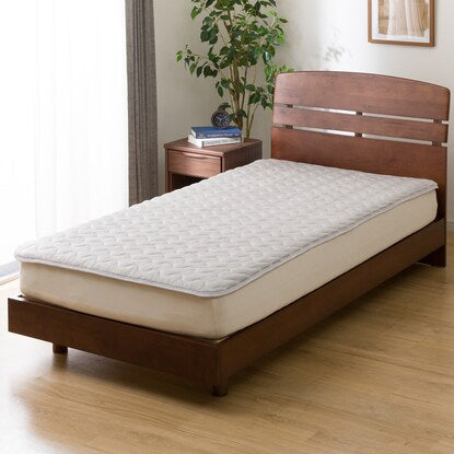 Easy to place, just place it on the mattress pad, single size (N Warm GY S A2410)