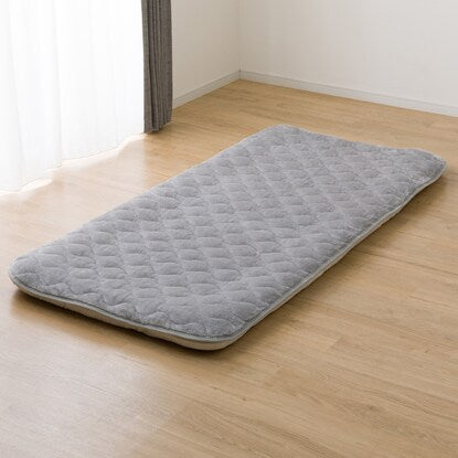 Easy to place, just place it on the mattress pad, single size (N Warm WSP GY SA2412)