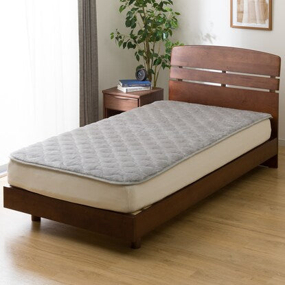 Easy to place, just place it on the mattress pad, single size (N Warm WSP GY SA2412)