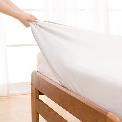 Perfect fit multi-snuggly sheet small single-single (N Fitted Sheet N Warm GY 24NW01 SS-S)