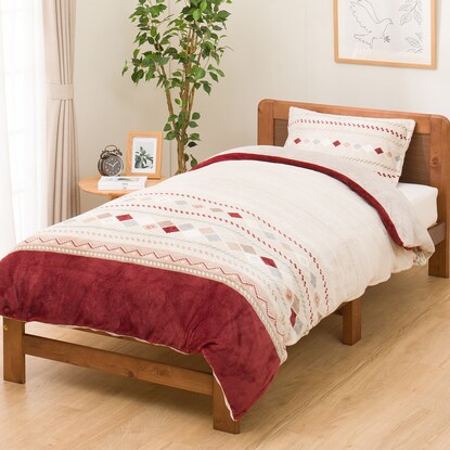 Single duvet cover that can also be used as a blanket (N Warm SP Holiday 24NW13 S)