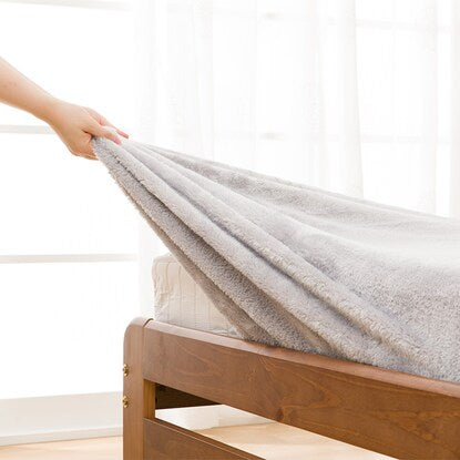 Perfect fit multi-snuggly sheet small single-single (N Fitted Sheet N Warm WSP GY 24NW21 SS-S)