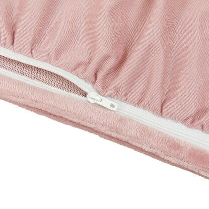 Single duvet cover that can also be used as a blanket (N Warm N609 Frill Rose S)