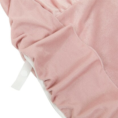 Single duvet cover that can also be used as a blanket (N Warm N609 Frill Rose S)