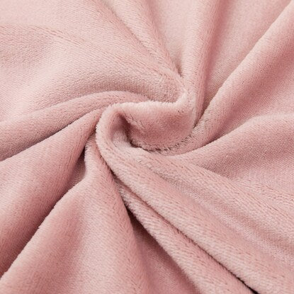 Single duvet cover that can also be used as a blanket (N Warm N609 Frill Rose S)