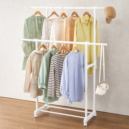 Hanger rack, double extension (HT2c, white)