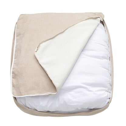 Futon Storage Cushion Cover Sheny IV (Ivory)