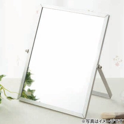 Tabletop mirror (aluminum frame 2DH-SI)