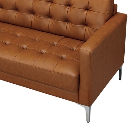 3-seater synthetic leather sofa (KSL401 GT-NP#2 CM)