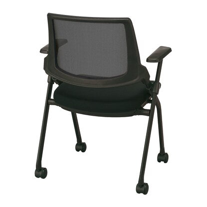 Meeting chair (X-16AW2 with armrests, BK/BK) 