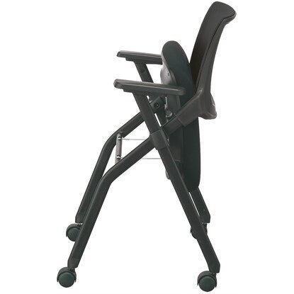 Meeting chair (X-16AW2 with armrests, BK/BK) 