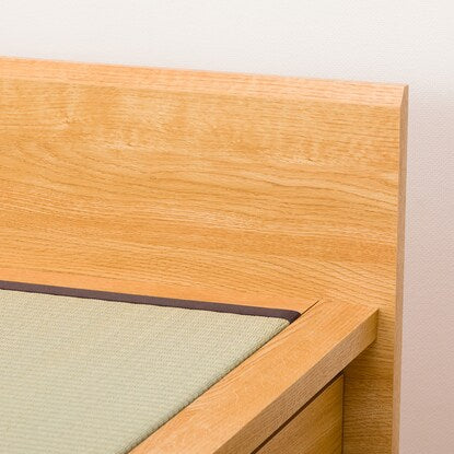 Semi-double tatami bed (Shiden JP-F38 with drawers/LBR)