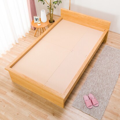 Semi-double tatami bed (Shiden JP-F38 with drawers/LBR)