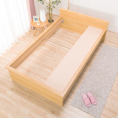 Semi-double tatami bed (Shiden JP-F38 with drawers/LBR)