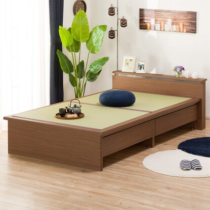 Semi-double tatami bed (Shiden JP-C38 with drawers/MBR)