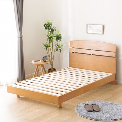 Slatted semi-double bed frame (Alnas 2LBR)