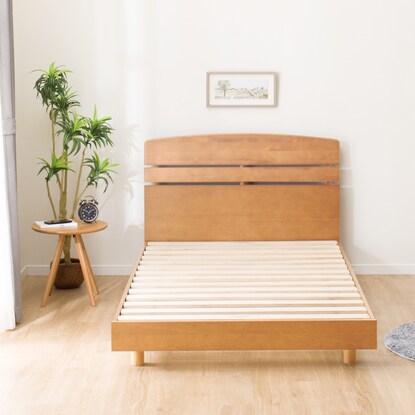 Slatted semi-double bed frame (Alnas 2LBR)