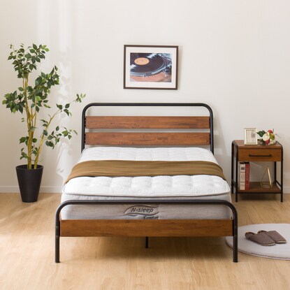 Slatted semi-double bed frame (VT003)