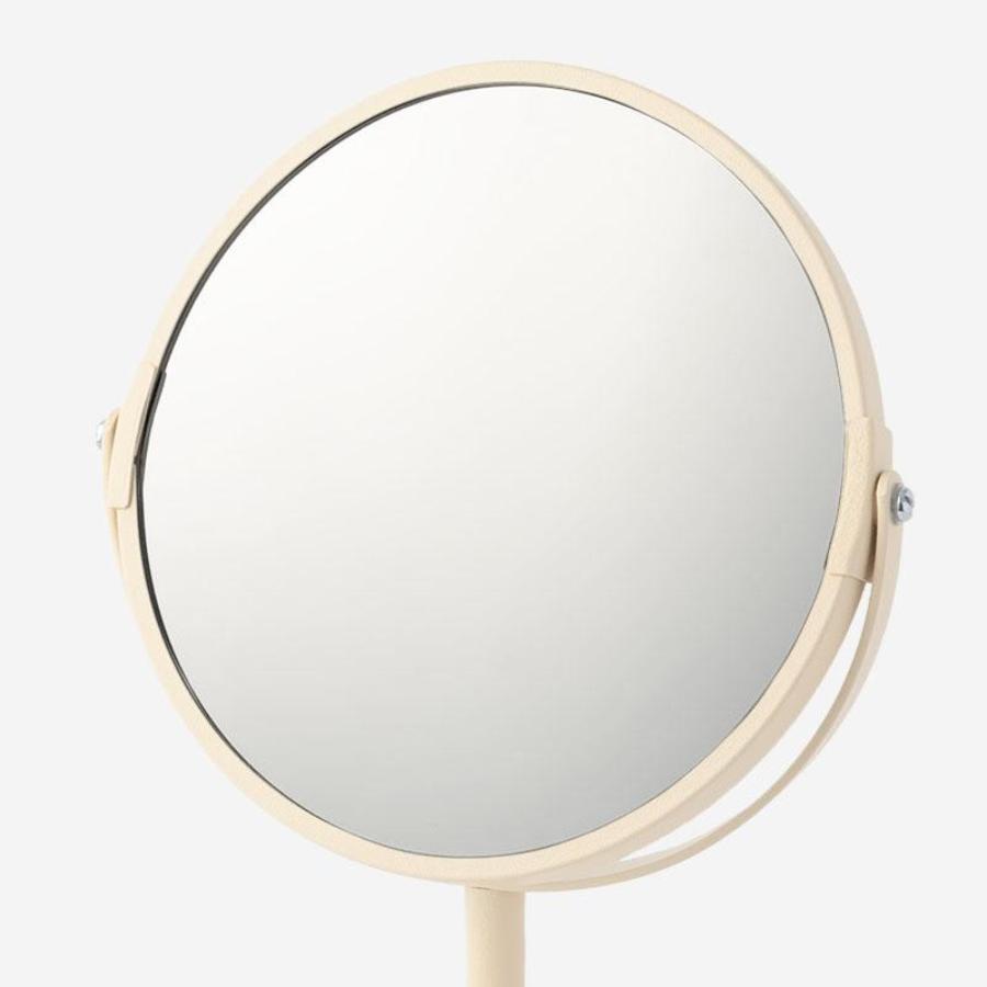 Stand mirror, ivory