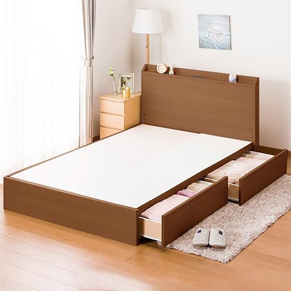 Semi-double bed frame (Vine 2 shallow type/MBR)