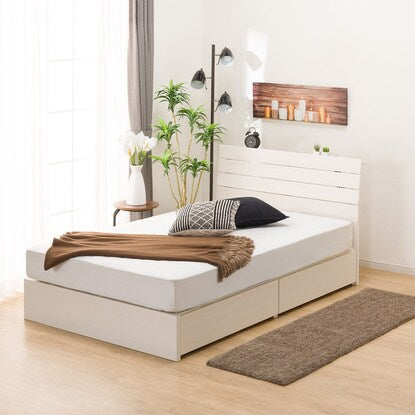 Semi-double bed frame (EB-001 with drawers WW DR)