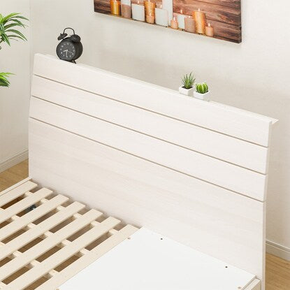 Semi-double bed frame (EB-001 with drawers WW DR)