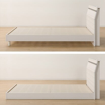 Semi-double bed frame (EB-002 WW LEG/LOW)