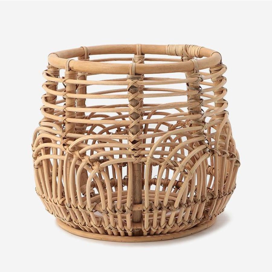 アクタス　ラタンラウンドプランターバスケット新品 ACTUS（アクタス） ラタンバスケット S ｜ACTUS(アクタス) - MIRUMU