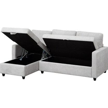 Upholstered couch with storage (Noark 2 GY)