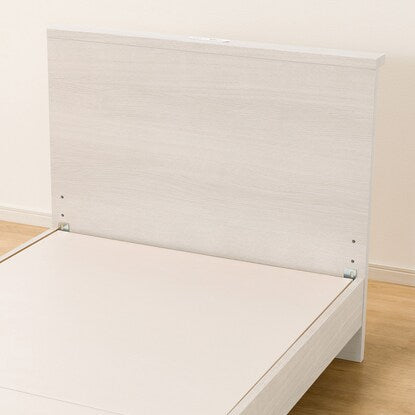 Single bed frame with mini shelf (NS-002 LEG/LOW floorboard WW)