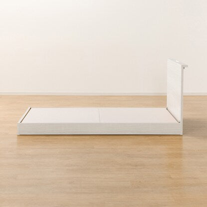 Single bed frame with mini shelf (NS-002 LEG/LOW floorboard WW)