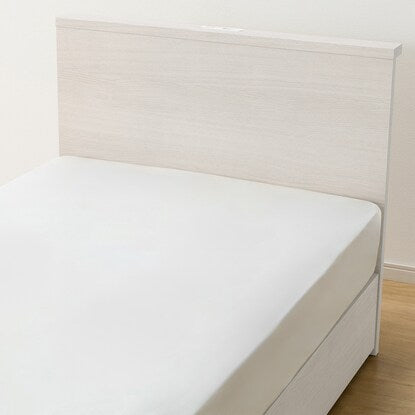 Single bed frame with mini shelf (NS-002 shallow type/baseboard WW)