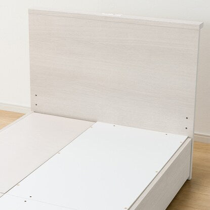 Single bed frame with mini shelf (NS-002 shallow type/baseboard WW)