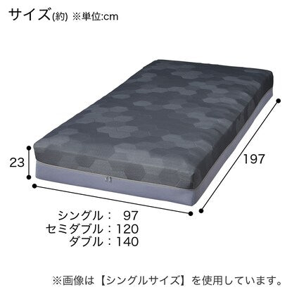 Highly breathable high-resilience single mattress (N Sleep Plus Air NF004)