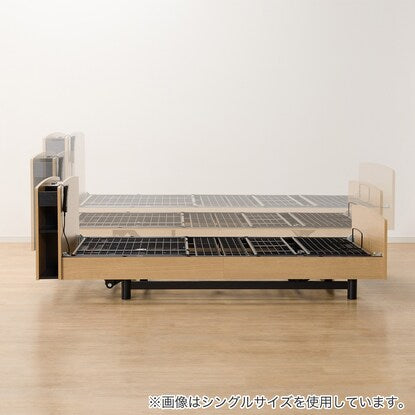 Electric semi-double bed frame (Rise3 3M-C LBR)