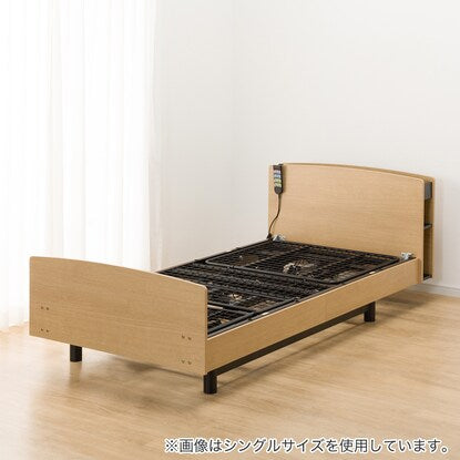 Electric semi-double bed frame (Rise3 3M-C LBR)