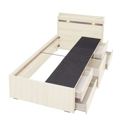 Chest bed with ample storage space (WH)