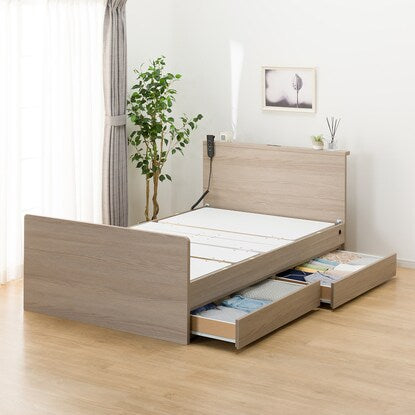 Electric semi-double bed frame (NS002 DR GY)