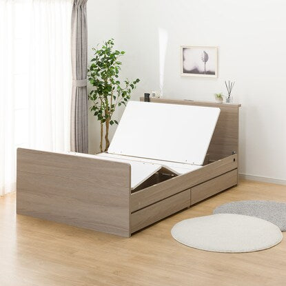 Electric semi-double bed frame (NS002 DR GY)