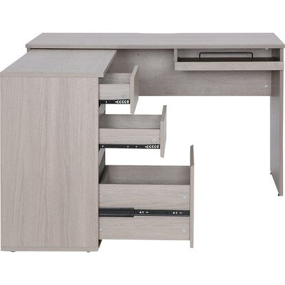 L-shaped corner desk (KA001 GY)