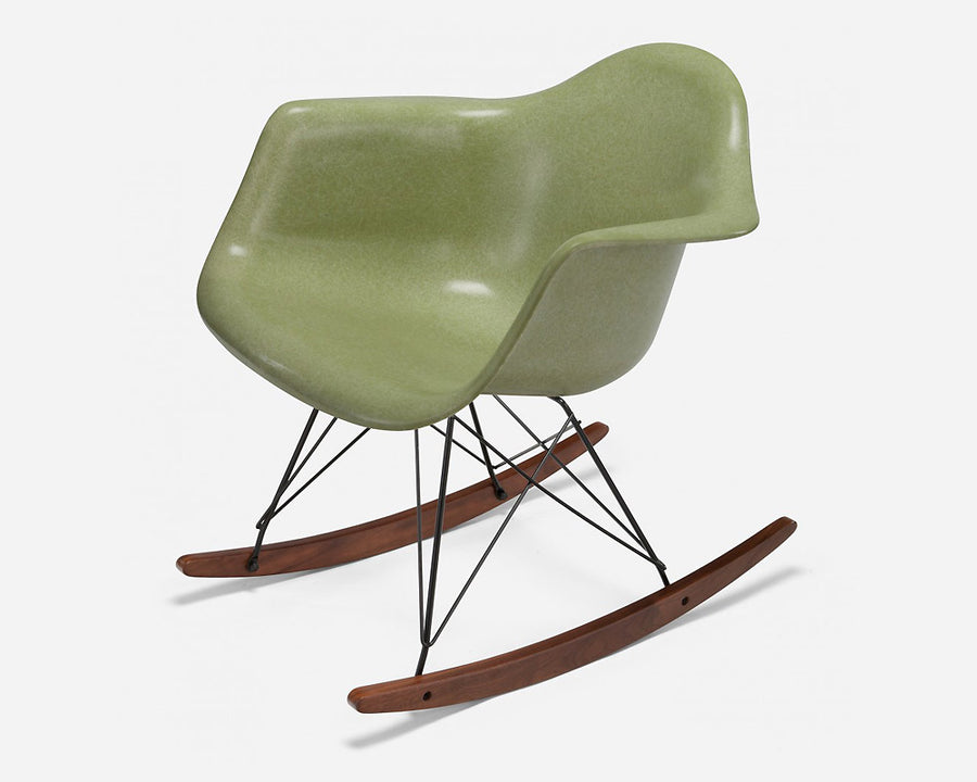Fiberglass Arm Shell Chair CELERY