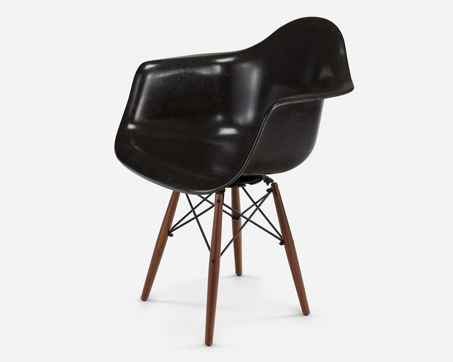 Fiberglass Arm Shell Chair JETBLACK ブラック