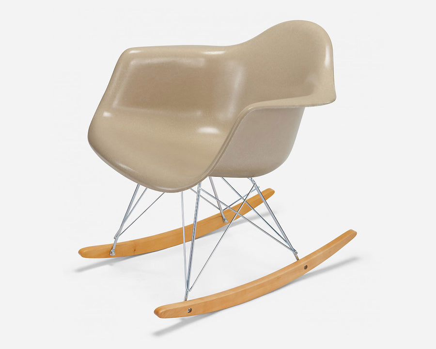 Fiberglass Arm Shell Chair OATMEAL オートミール