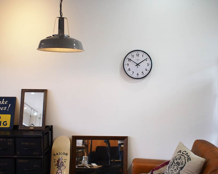 E.A. COMBS WALL CLOCK Arabic-A E.A. 数字指標A