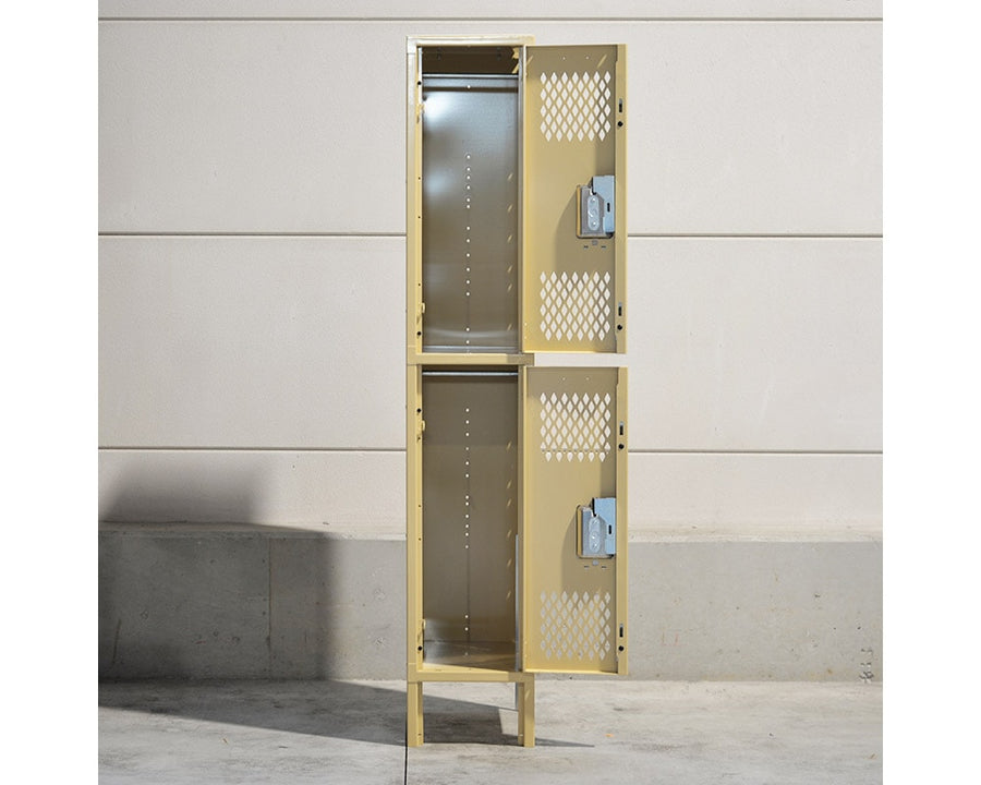 18" LYON RECESSED HANDLE LOCKER-2TIER 18インチ リセスハンドルロッカー2ティア