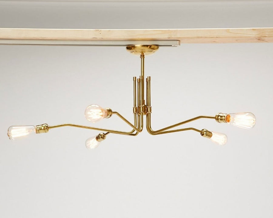 Solid Brass Lamp Long 5ARM Solid Brass Lamp Long 5 Arm