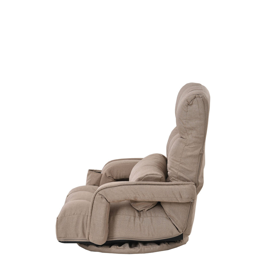 Swivel PU leather 1-seater sofa