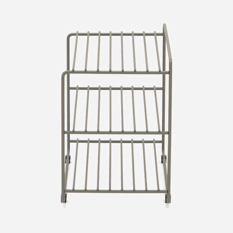 DOWNTOWN Shoe Rack GREEN GREY