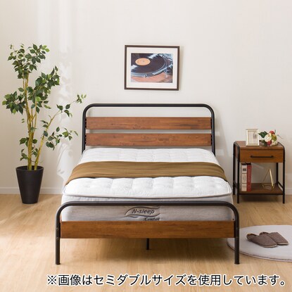 Slatted double bed frame (VT003)