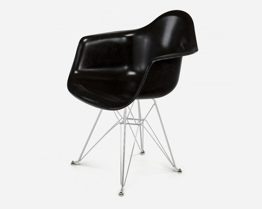 Fiberglass Arm Shell Chair JETBLACK ブラック